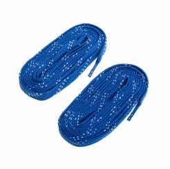 Tkaničky do bruslí CCM Hockey Laces Wide modré 108 palců = 274cm