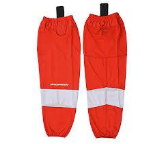 Hokejové stulpny Sherwood Mesh Player Sock červeno-bílé 