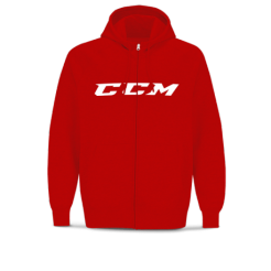 Hokejová mikina CCM Fullzip CVC Hoody SR 