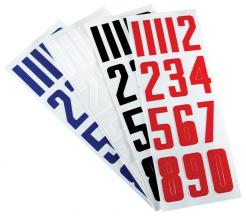 Hokejová čísla na helmu Bauer Helmet Numbers (1035636) bílá