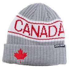 Hokejová čepice BAUER NE KNIT Toque Canada YTH (1059453) ONE SIZE