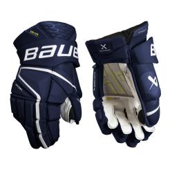 Hokejové rukavice Bauer Vapor Hyperlite SR (1059951) 14 palců = výška postavy 170-180cm tmavě modrá-červeno-bílá