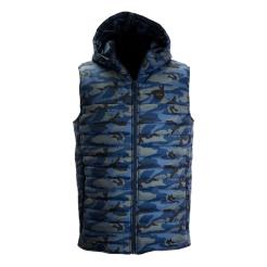 Hokejová vesta Bauer FLC Hooded Puffer Vest SR (1059370) 