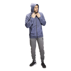 Hokejová mikina Bauer FLC 3D FULL ZIP HOODIE SR (1060272) 