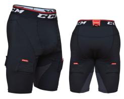 Hokejové šortky se suspenzorem CCM Compression Shorts Jock YTH/JR 