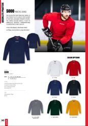 Hokejový dres CCM 5000 Practice Jersey žlutý SR červená SR L = výška postavy 180cm
