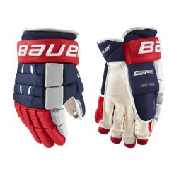 Hokejové rukavice Bauer Pro Series SR (1058642) černo-bílá 14 palců = výška postavy 170-180cm