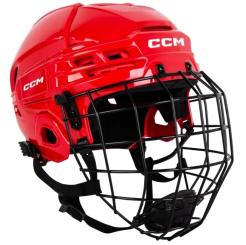 Hokejová helma s mřížkou CCM Tacks 70 Combo červená S - obvod hlavy 52.5 - 57.0cm