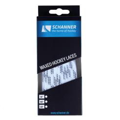 Tkaničky do bruslí Schanner Laces Waxed bílé 120 palců = 304cm