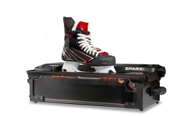 Broušení bruslí Hokejmax na stroji SPARX