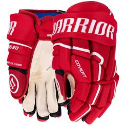Hokejové rukavice Warrior Covert QR5 20 SR červená 14 palců = výška postavy 170-185cm