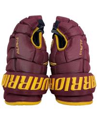 Hokejové rukavice Warrior Alpha AX Pro SR - Dukla Jihlava 14 palců = výška postavy 170-185cm