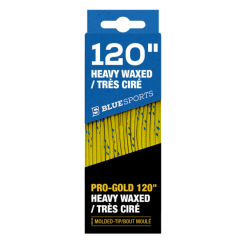 Tkaničky do bruslí Blue Sports PRO GOLD – HEAVY WAXED HOCKEY LACES