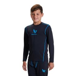 Hokejové triko ribano Bauer Basics Long Sleeve Top Top YTH (1060059) 