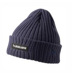 Hokejová čepice Bauer New Era Ribbed Toque SR BLU (1062313) 